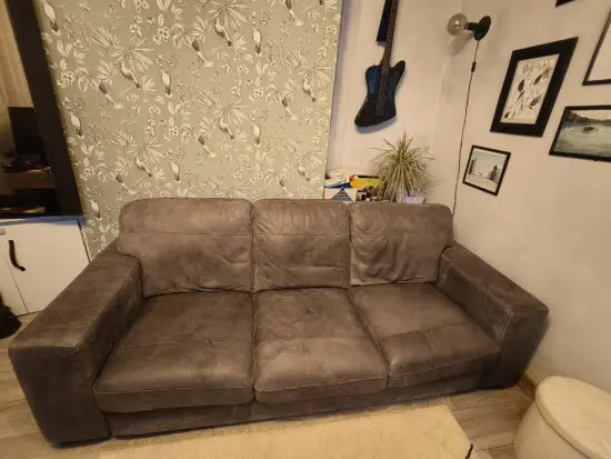 Dfs leather sofa