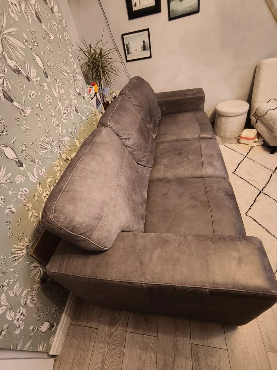 Dfs leather sofa