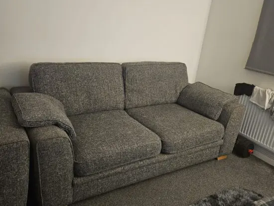 Matching 2 seater sofa with arm chair