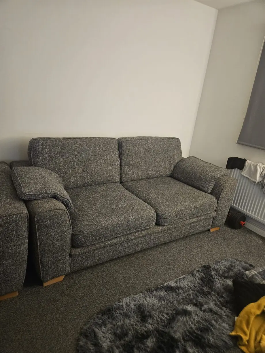 Matching 2 seater sofa with arm chair