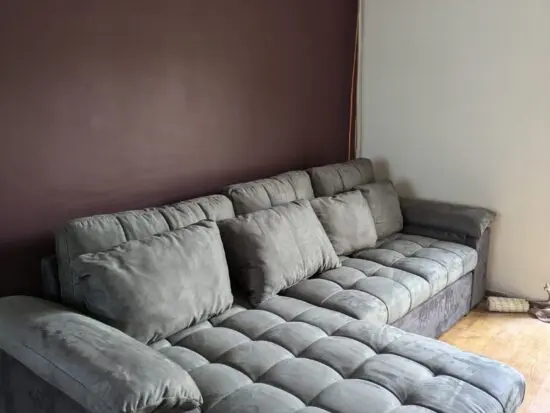 Sofa bargain Grey Dover Corner Sofa Bed with Storage