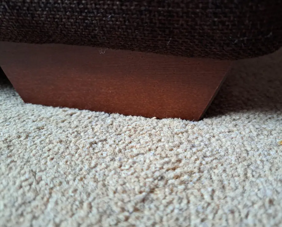 DFS 3 piece brown fabric sofa set
