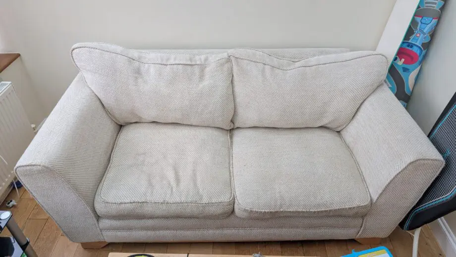 SCS 4 and 2 sofa seater beige set