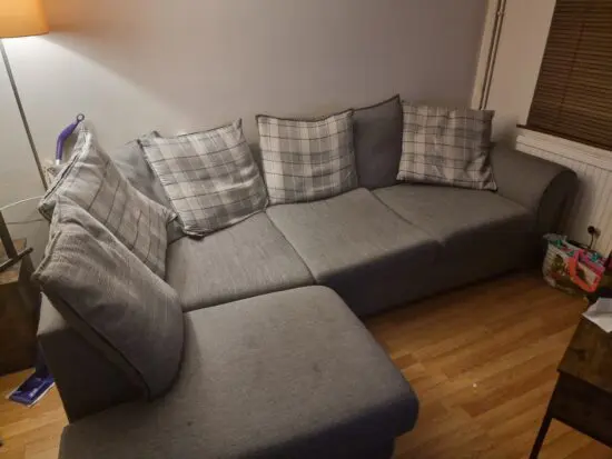 DFS Gray Corner Sofa (Right Handed)