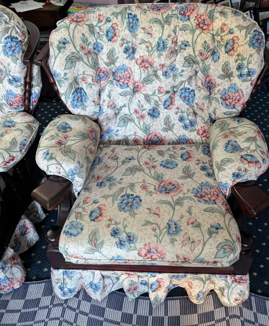 Two Yeoman's armchairs
