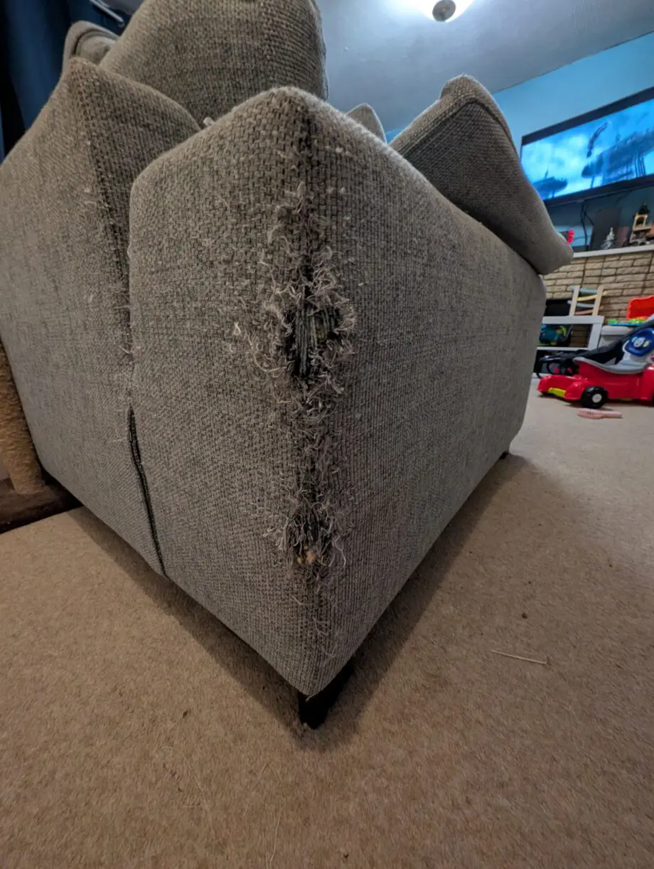 DFS Blue Corner Sofa