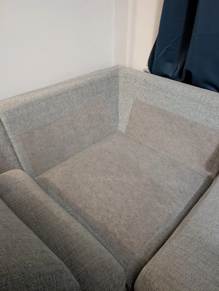 DFS Blue Corner Sofa