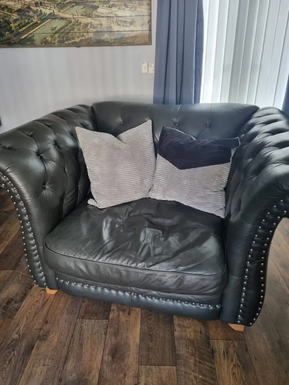 Sofology Charcoal Persia Cuddle Chair