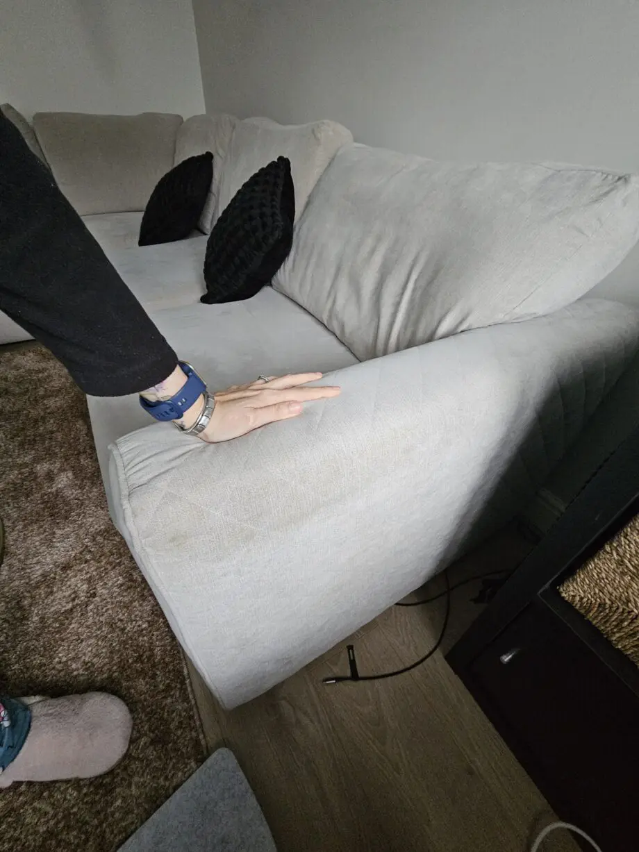 DFS grey corner sofa for sale