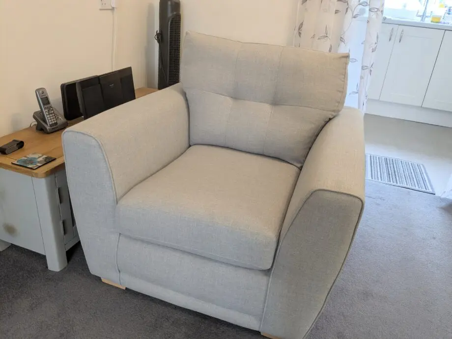 DFS 3 Piece Suite -3 Seater Sofa, 2 Armchairs in Grey