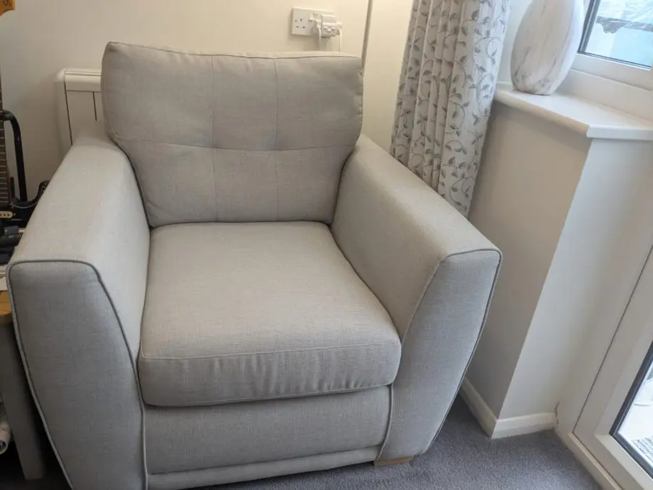 DFS 3 Piece Suite -3 Seater Sofa, 2 Armchairs in Grey