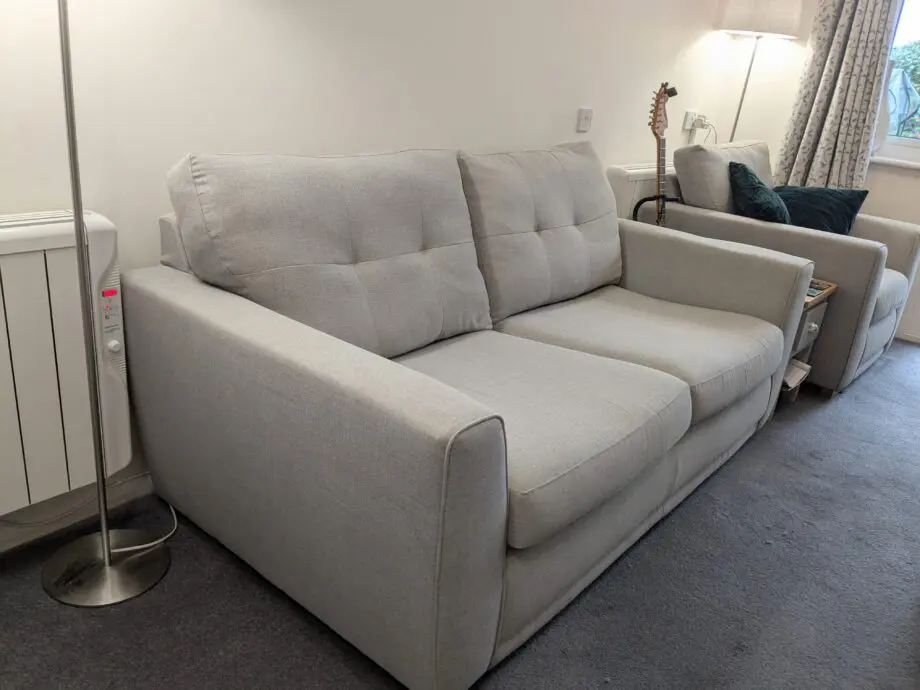 DFS 3 Piece Suite -3 Seater Sofa, 2 Armchairs in Grey