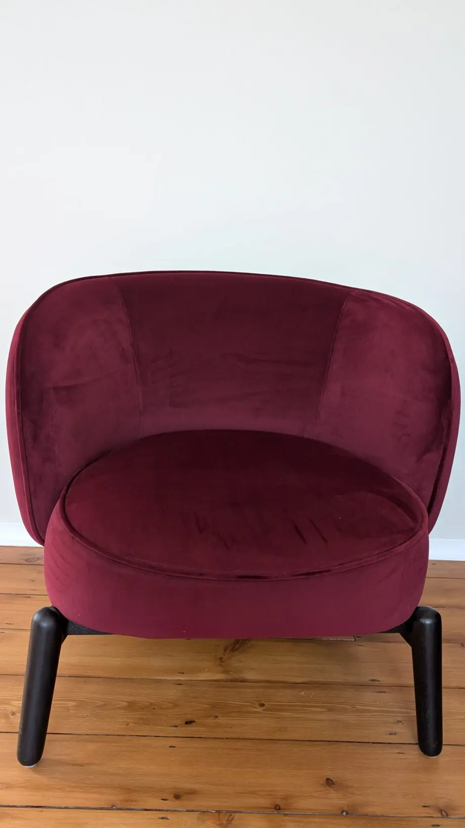 John Lewis Mulberry Bud Velvet Chair