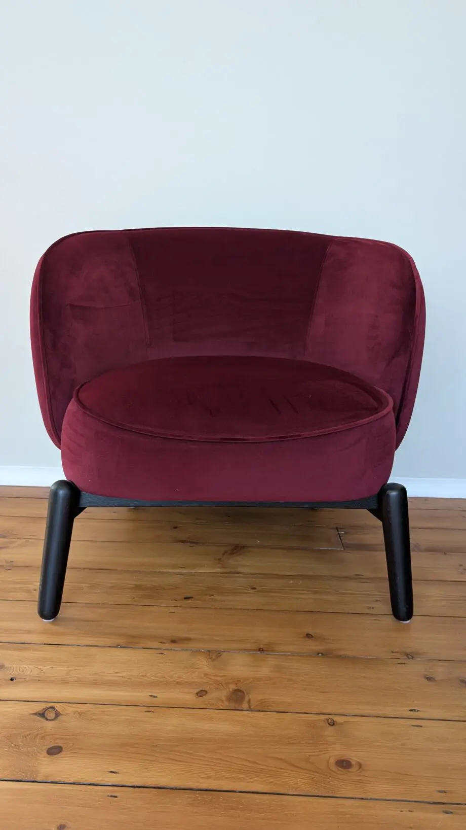 John Lewis Mulberry Bud Velvet Chair