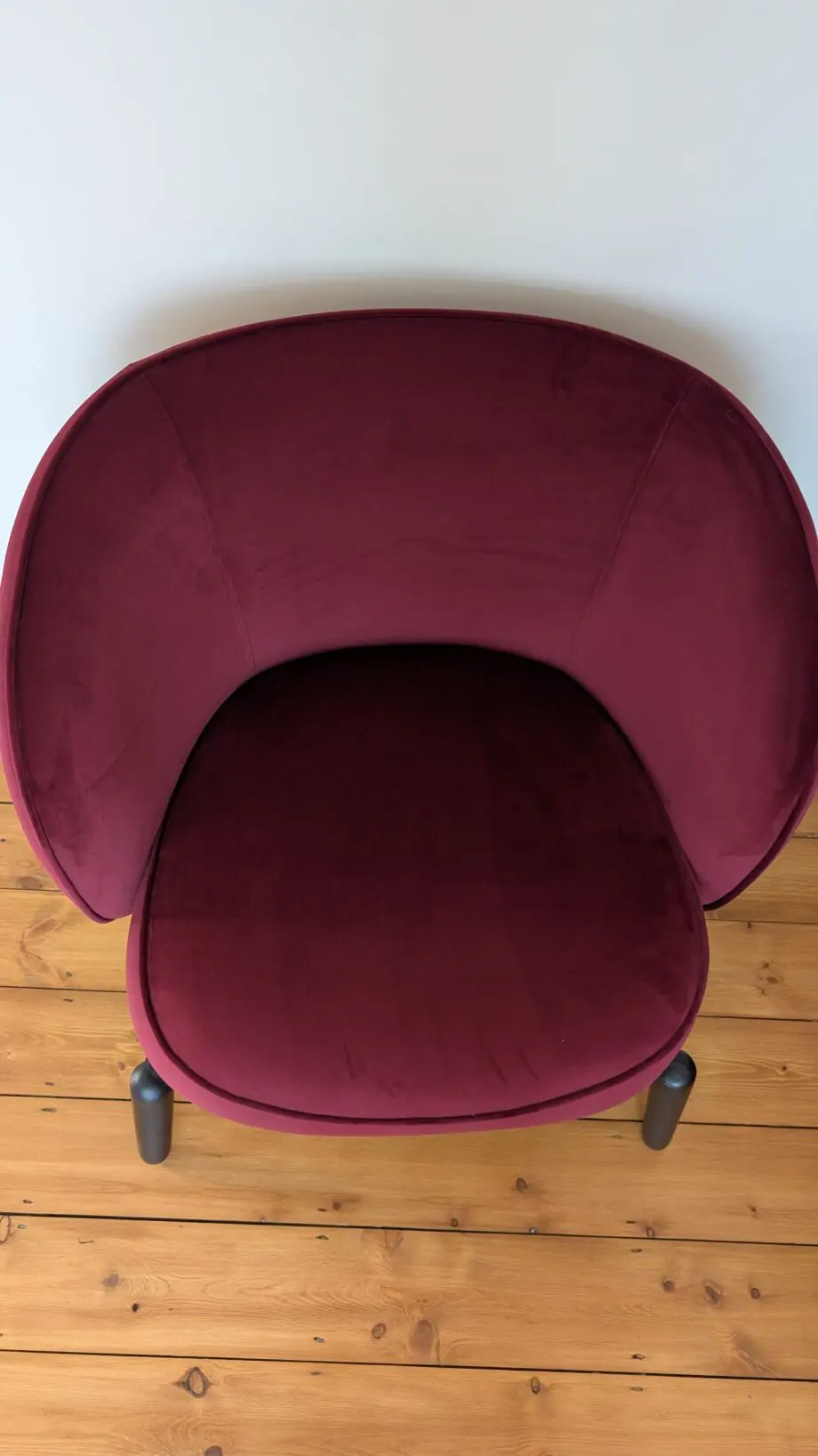 John Lewis Mulberry Bud Velvet Chair