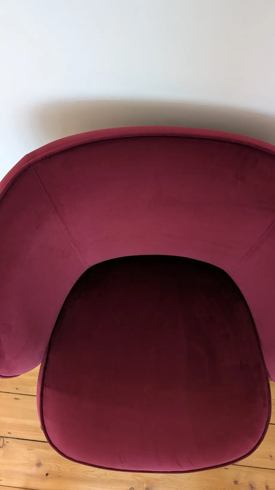 John Lewis Mulberry Bud Velvet Chair