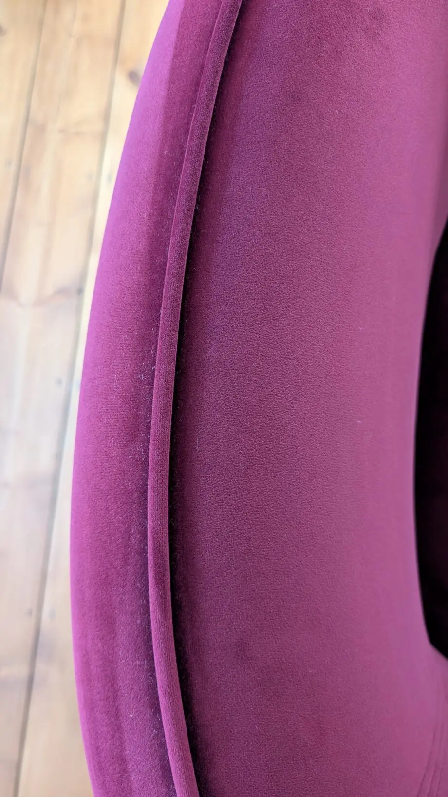 John Lewis Mulberry Bud Velvet Chair