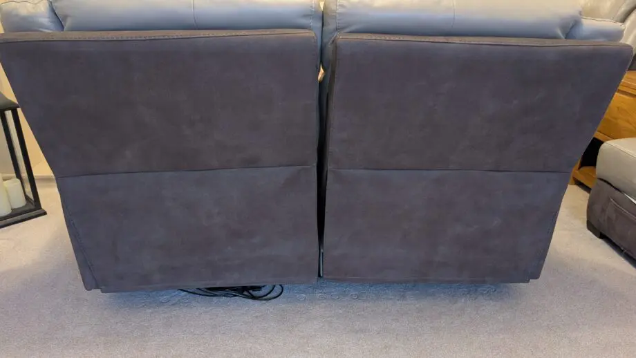 DFS grey recliner sofa set