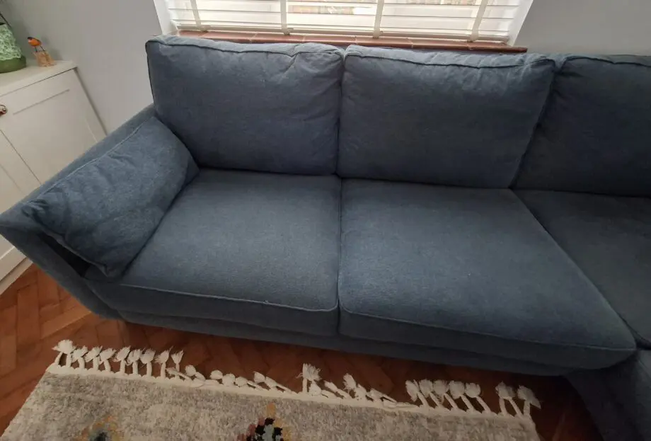 Furniture Village Blue Corner Sofa