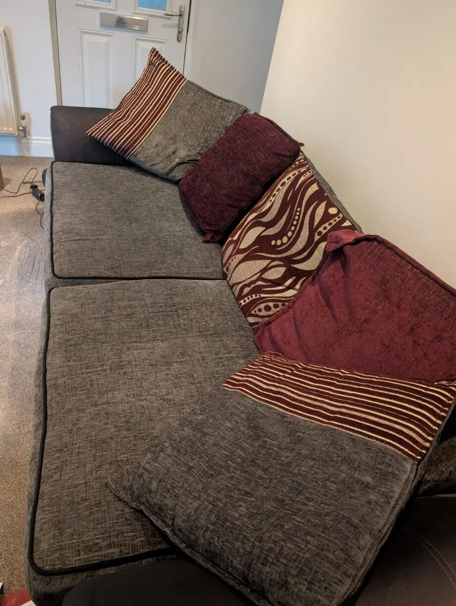 DFS grey sofa set