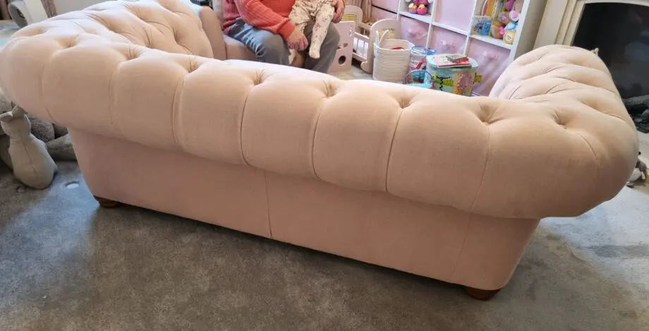 Sofology Pink Sofa, Chair & Footstool Set