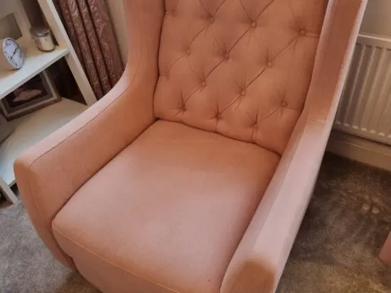 Sofology Chesterfield Design Pink Chair