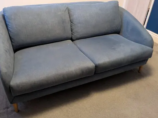 Blue John Lewis sofa