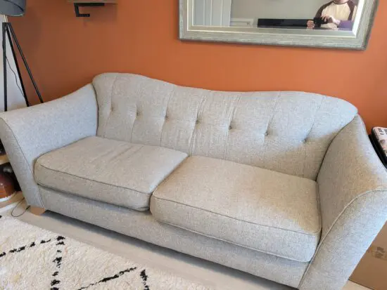 Sofology Grey 3 Seater & Cuddle Chair