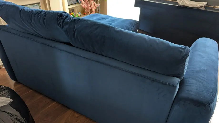 Snug The Cloud Sundae - 3 seater sofa bed and footstool - midnight blue