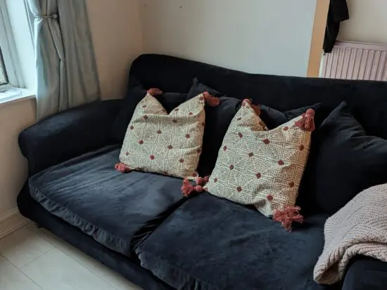 Loaf Ink Blue Crumpet Medium Sofa