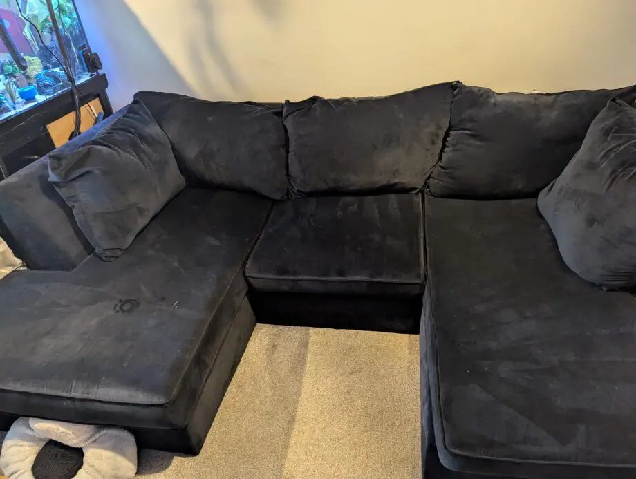Black cinema sofa