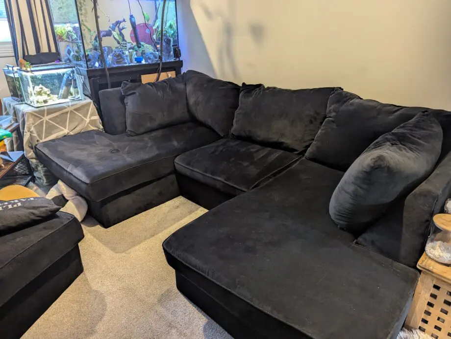 Black cinema sofa