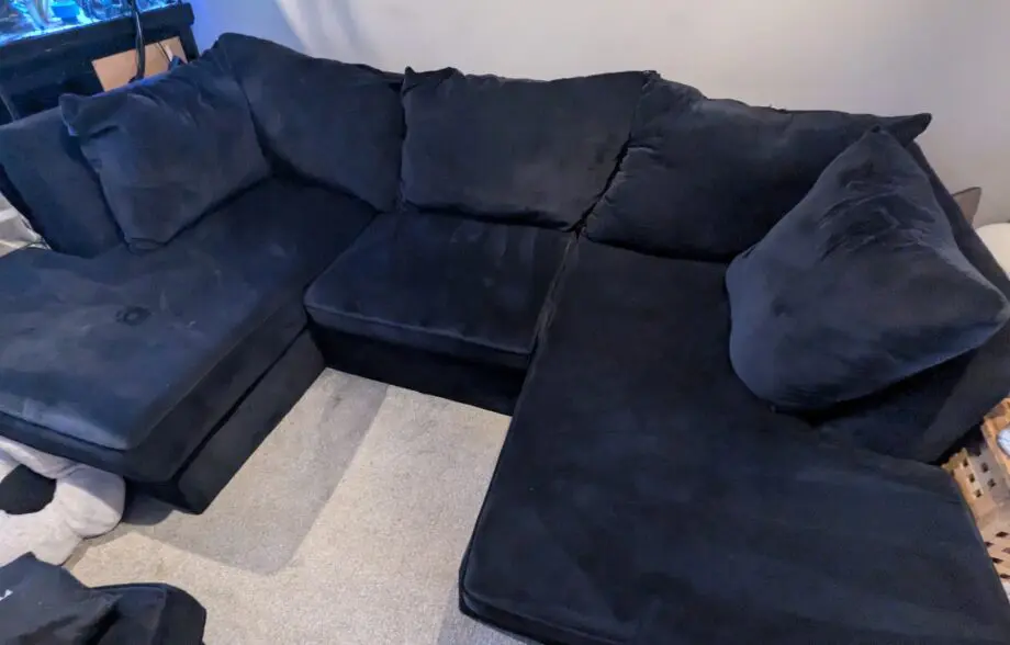 Black cinema sofa