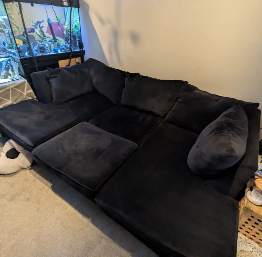 Black cinema sofa