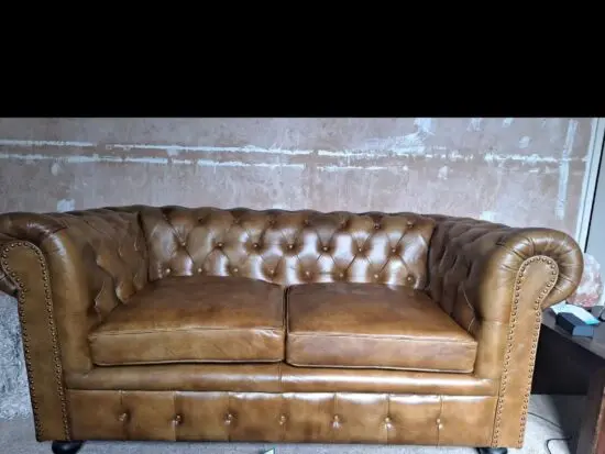 Corndell andreas leather 2 seater sofa x 2