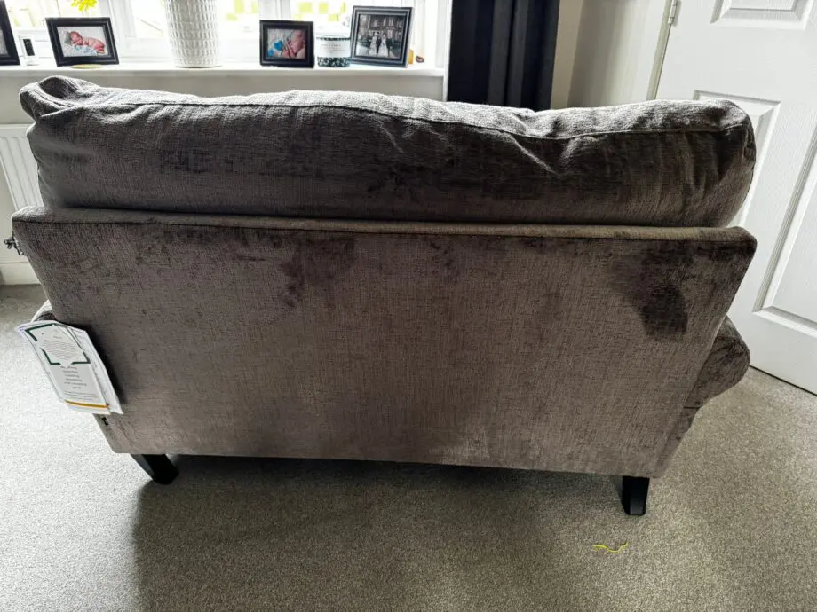 Next Erin deep relaxed sit 4 seater sofa and love chair in plush chenille mink
