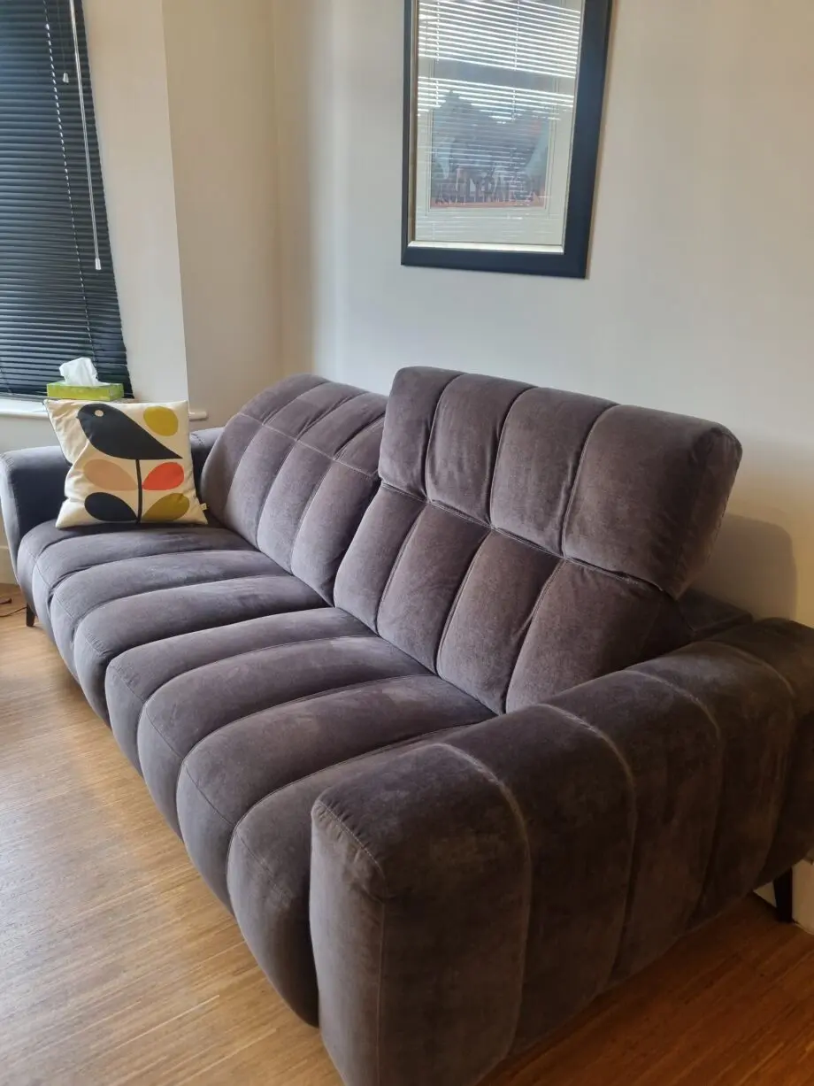 Natuzzi Editions Portento GREY 3 Seater Sofa