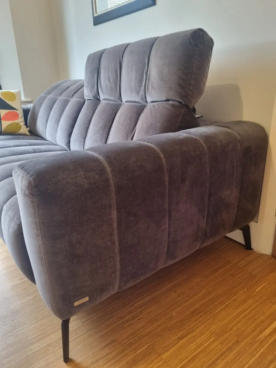 Natuzzi Editions Portento GREY 3 Seater Sofa