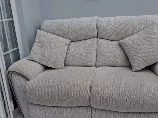 Like new Chair and 2 seater, DFS lazy boy, beige