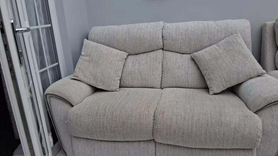 Like new Chair and 2 seater, DFS lazy boy, beige