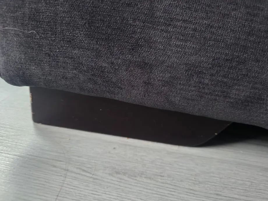 DFS Black Orka Corner Sofa
