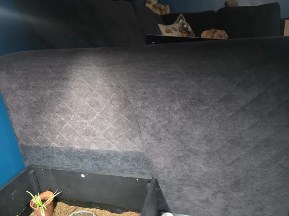 DFS Black Orka Corner Sofa