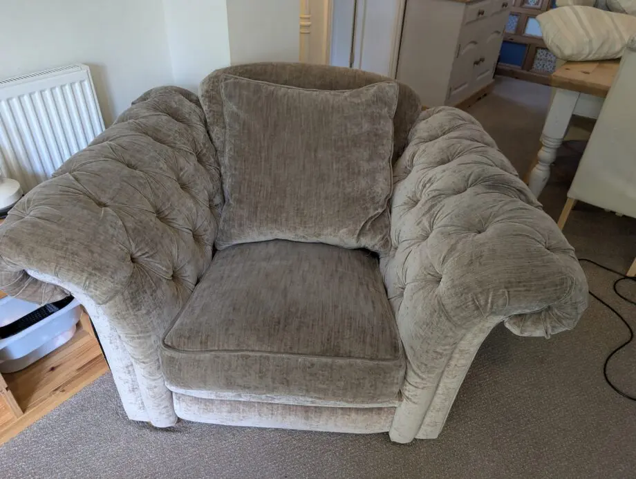 DFS LOCH LEVEN SOFA AND ARMCHAIR