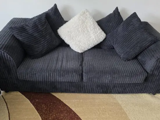Black Sofa Set