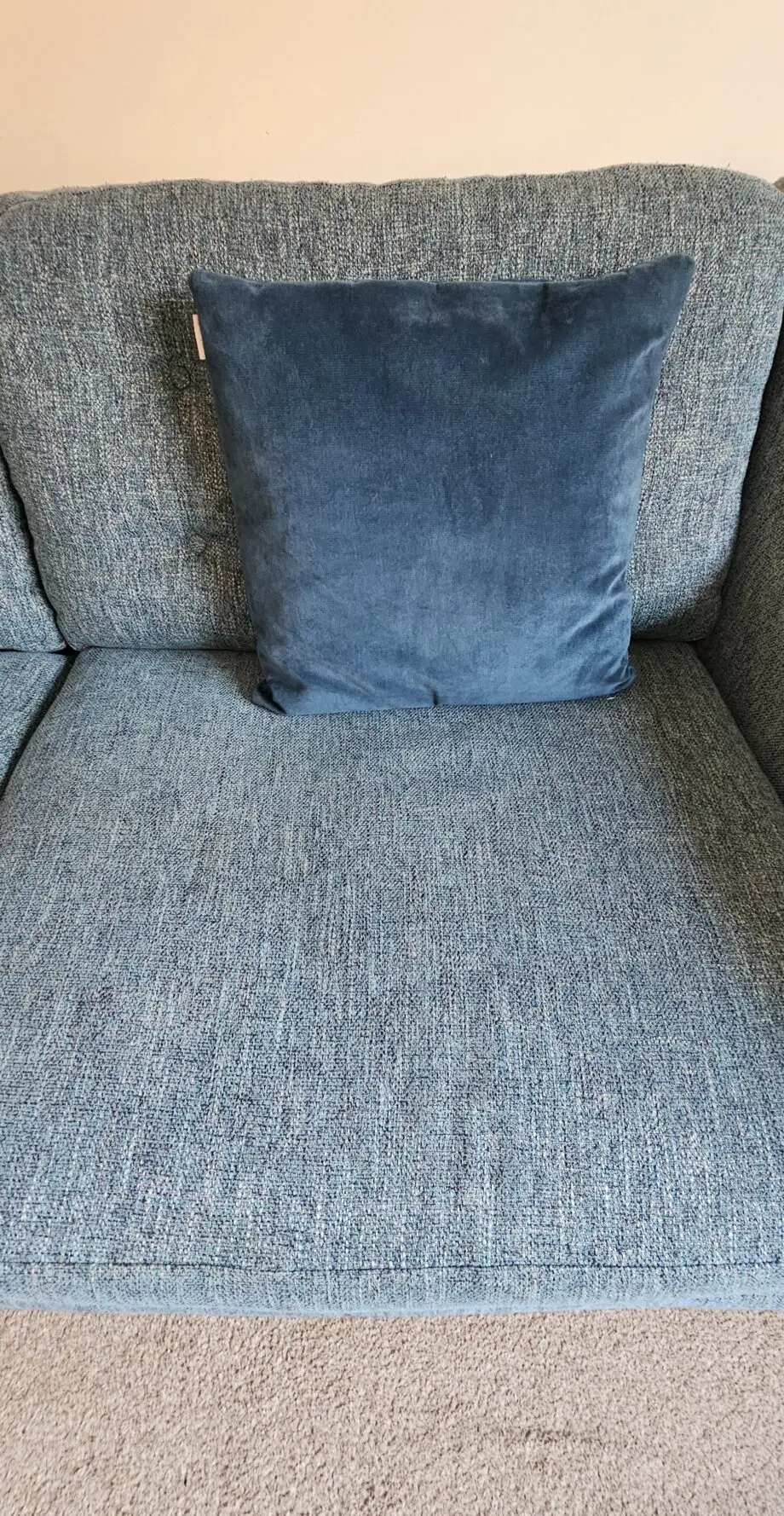 DFS FRENCH CONNECTION TEAL CAMDEN SOFA