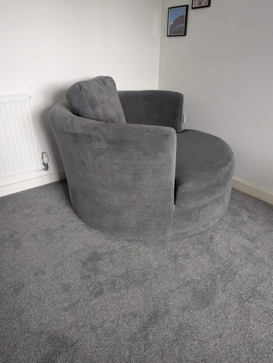 DFS Freya 3 Seater Sofa & Freya 2 Seater Swivel Chair & Freya Half Moon Footstool