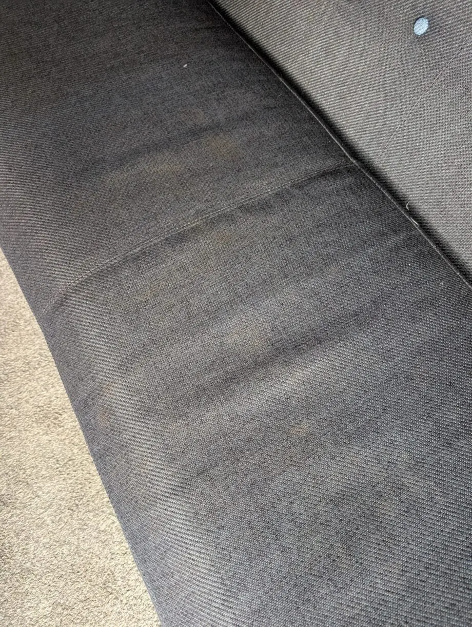 Made dark blue sofa