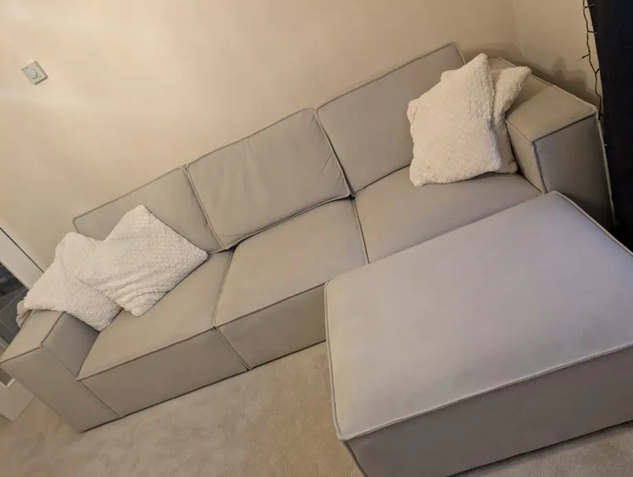 Dusk Brooklyn 3 Seater Sofa & Footstool