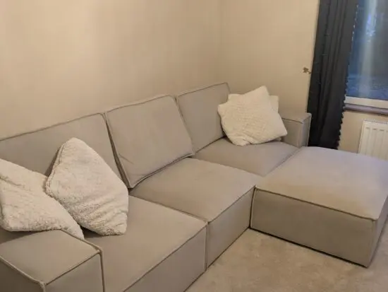 Dusk Brooklyn 3 Seater Sofa & Footstool