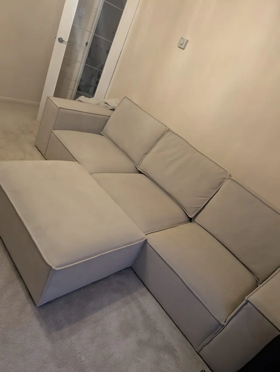 Dusk Brooklyn 3 Seater Sofa & Footstool